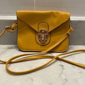 Mustard Yellow Small Crossbody Bag